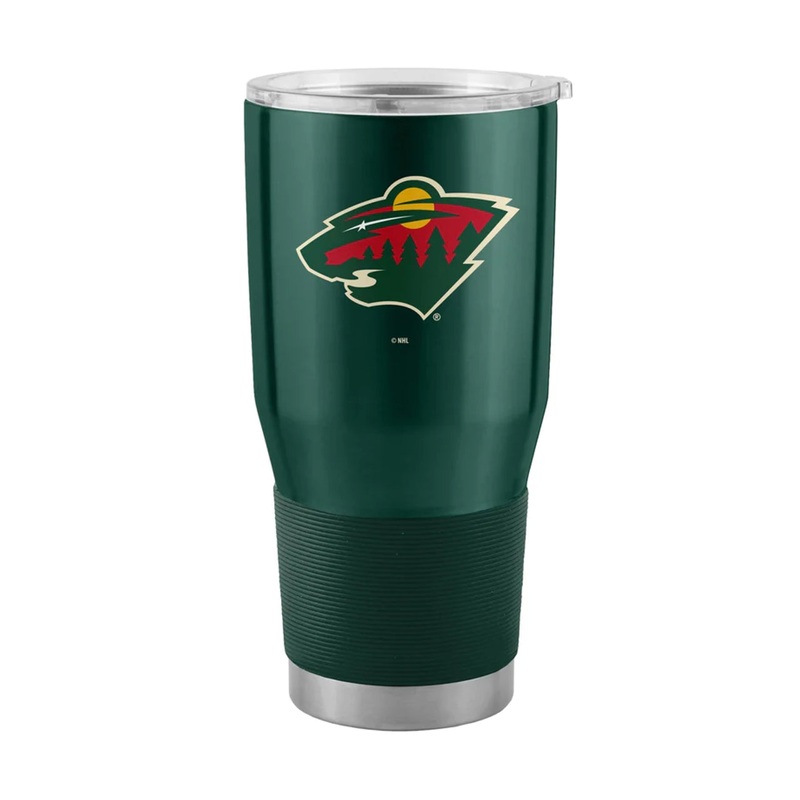 Logo Brands Minnesota Wild 30oz Stainless Steel Travel Tumbler