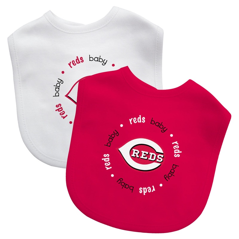 Masterpieces Puzzle Company Cincinnati Reds 2 Pack Baby Bib