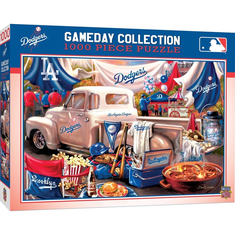 Masterpieces Puzzle Company Los Angeles Dodgers Gameday Design 1000 Piece Puzzle