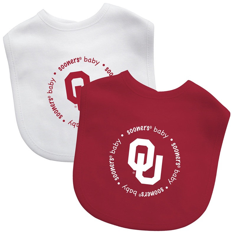 Masterpieces Puzzle Company Oklahoma Sooners 2 Pack Baby Bib