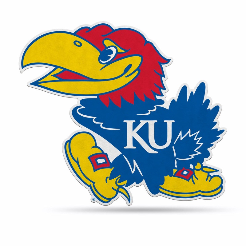 Rico Industries Kansas Jayhawks Pennant Shape Cut Logo Design