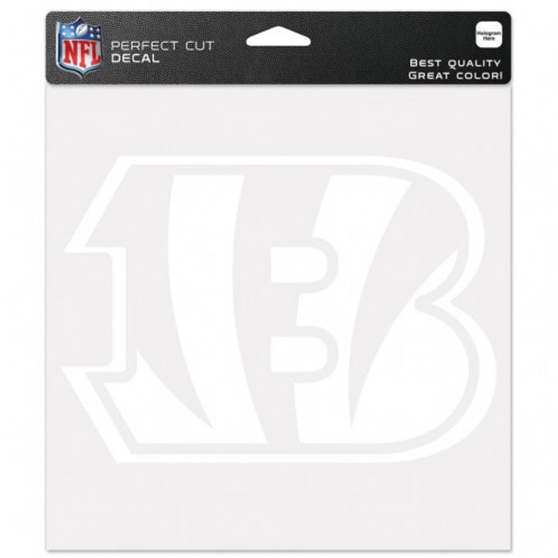 Wincraft Cincinnati Bengals White Die Cut Decal 8×8