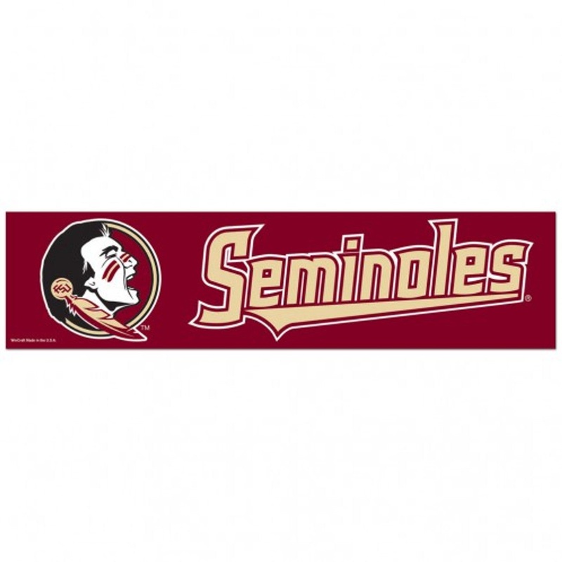 Wincraft Florida State Seminoles Bumper Strip Style Decal 3×12