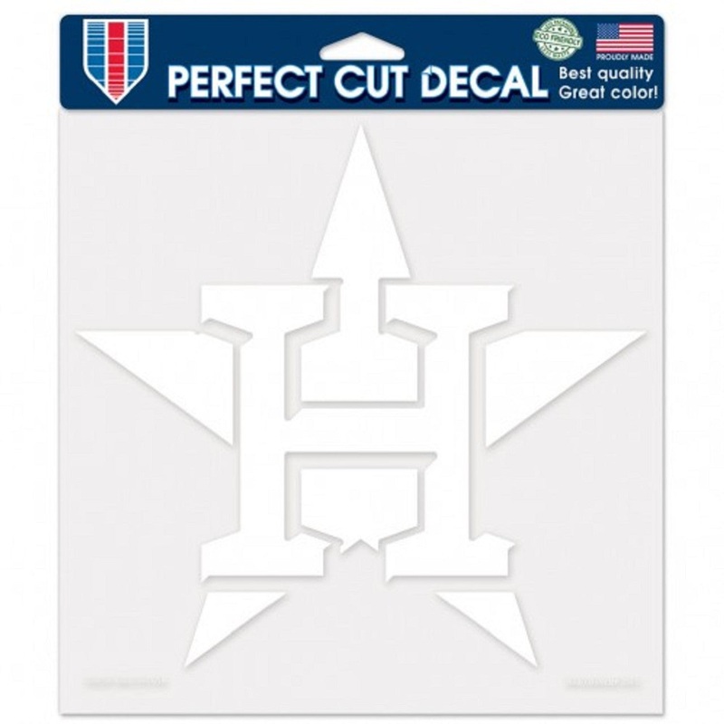 Wincraft Houston Astros White Die Cut Decal 8×8 – Special Order