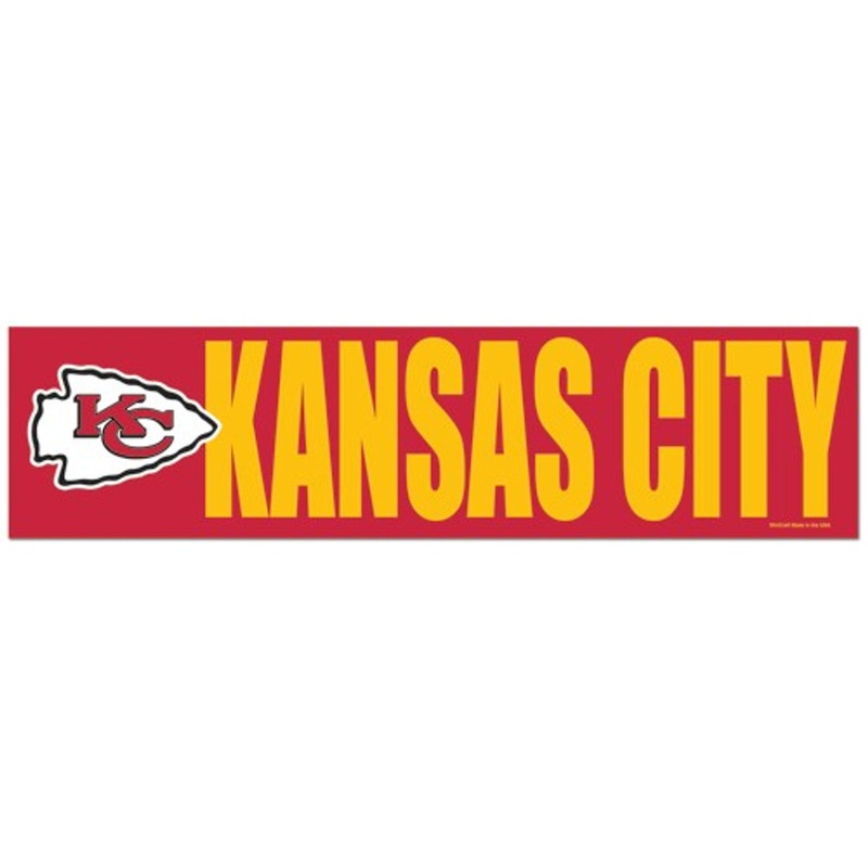 Wincraft Kansas City Chiefs Bumper Sticker Decal