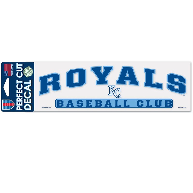 Wincraft Kansas City Royals Color Perfect Cut Decal 3×10