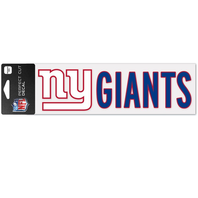 Wincraft New York Giants Wordmark Color Perfect Cut Decal 3×10