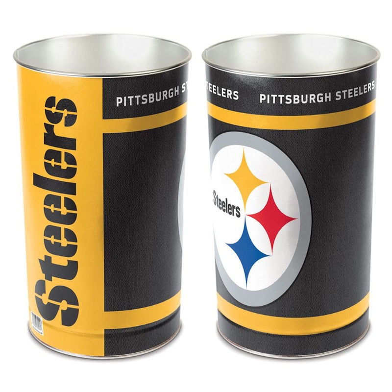 Wincraft Pittsburgh Steelers 15 Inch Wastebasket