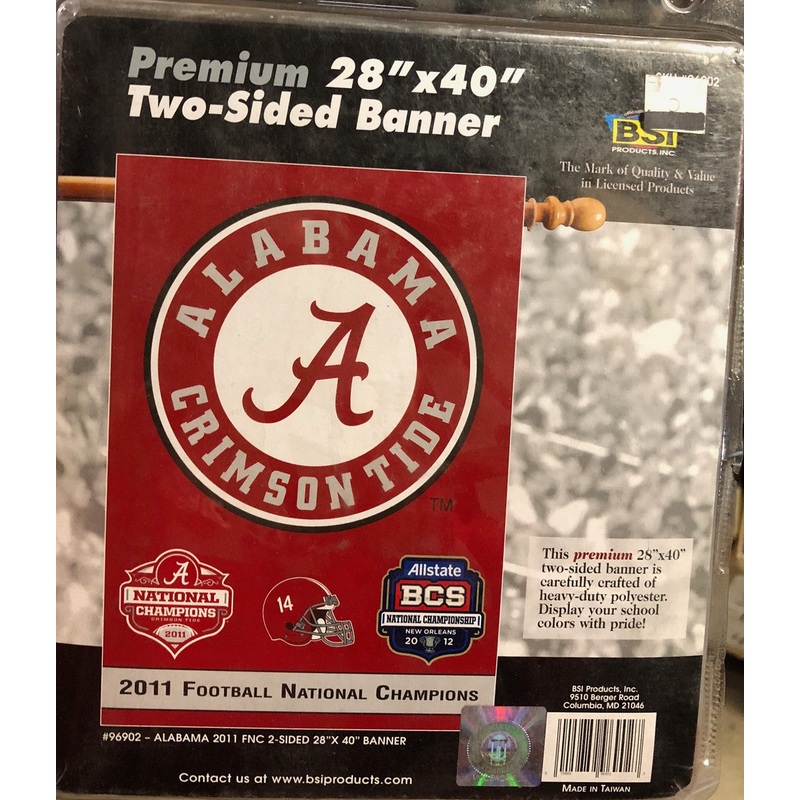 BSI Products Alabama Crimson Tide 2012 National Champ Flag 3×5