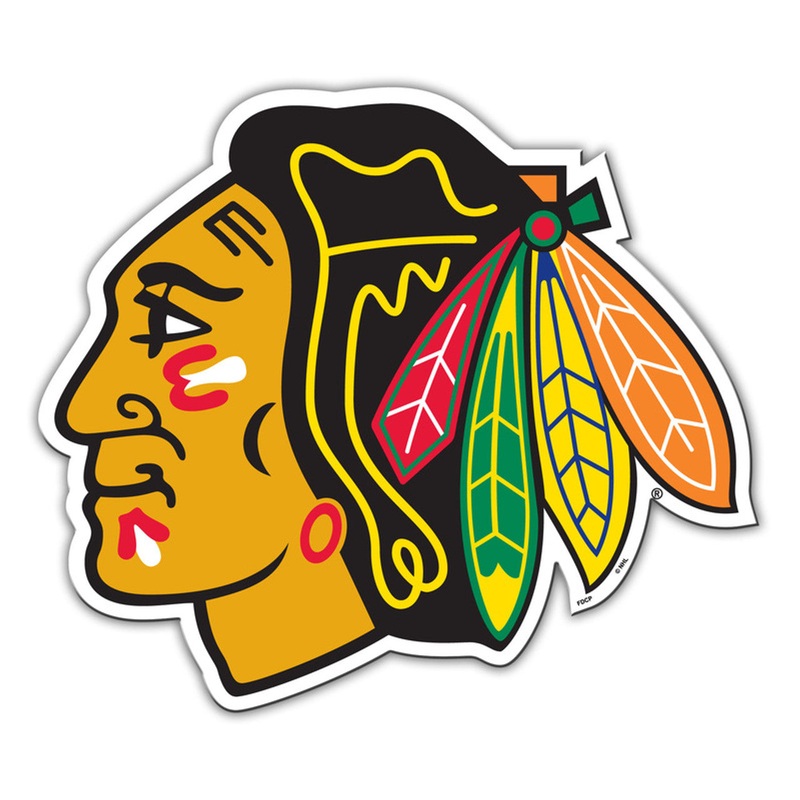 Fremont Die Chicago Blackhawks 12 Inch Car Style Magnet