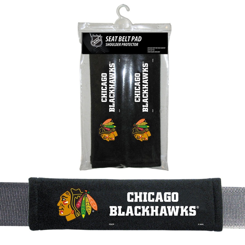 Fremont Die Chicago Blackhawks Seat Belt Pads