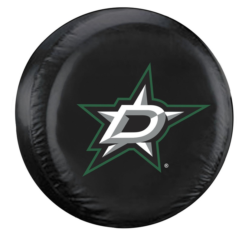Fremont Die Dallas Stars Black Tire Cover Size Large