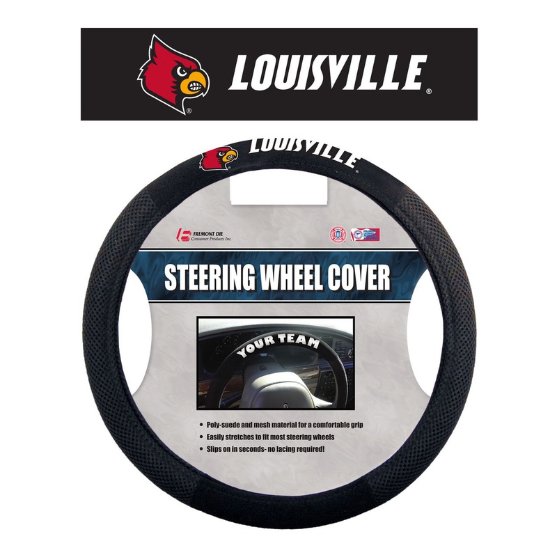 Fremont Die Louisville Cardinals Mesh Steering Wheel Cover