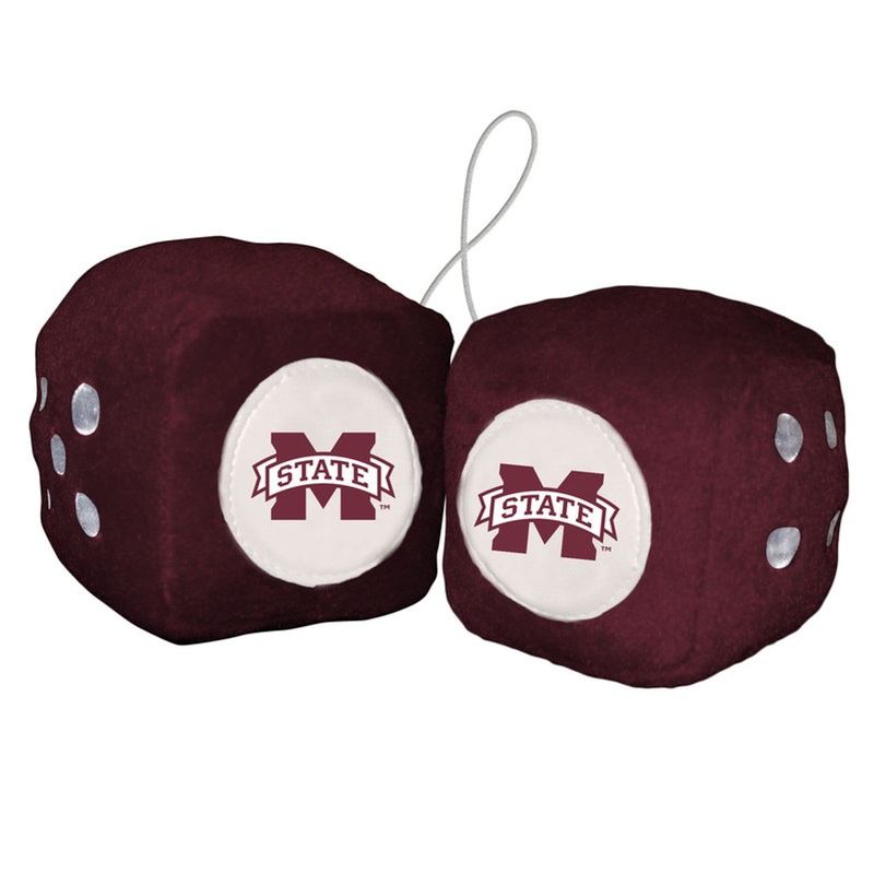 Fremont Die Mississippi State Bulldogs Fuzzy Dice
