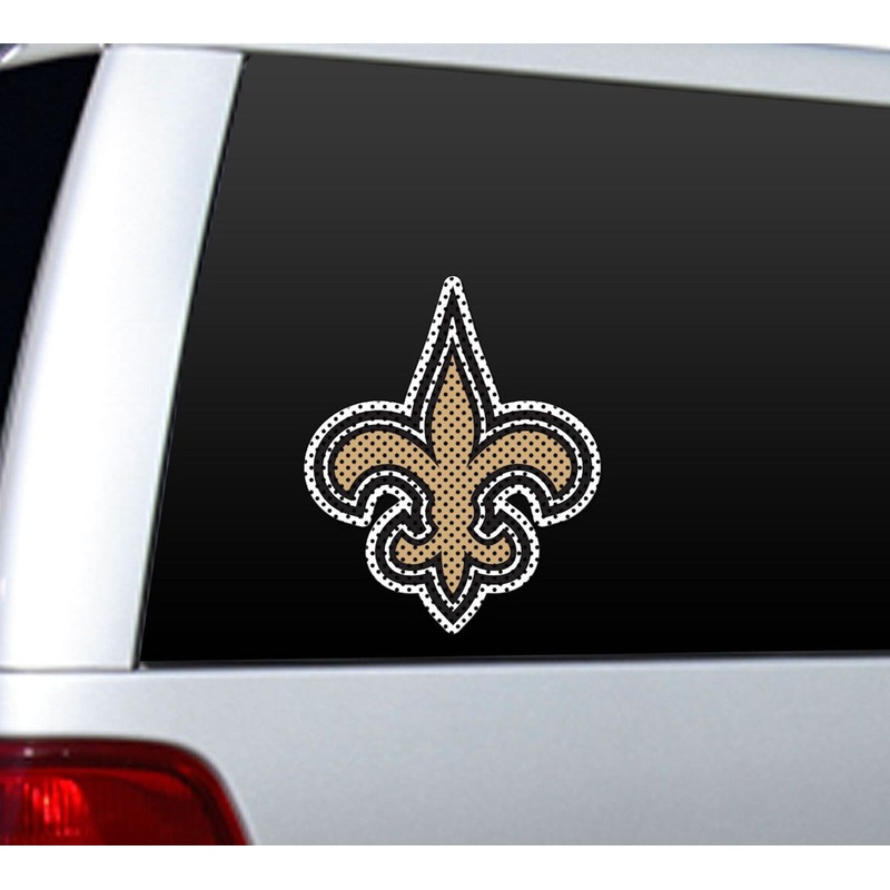 Fremont Die New Orleans Saints 12 Inch Die Cut Window Film