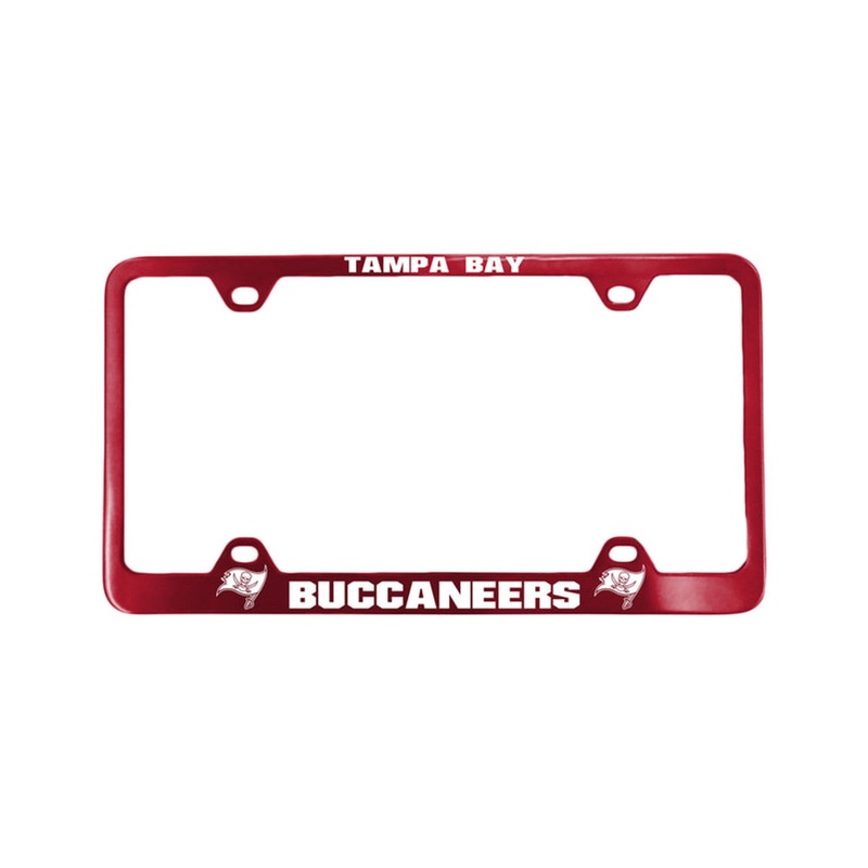 Fremont Die Tampa Bay Buccaneers Red Laser Cut License Plate Frame