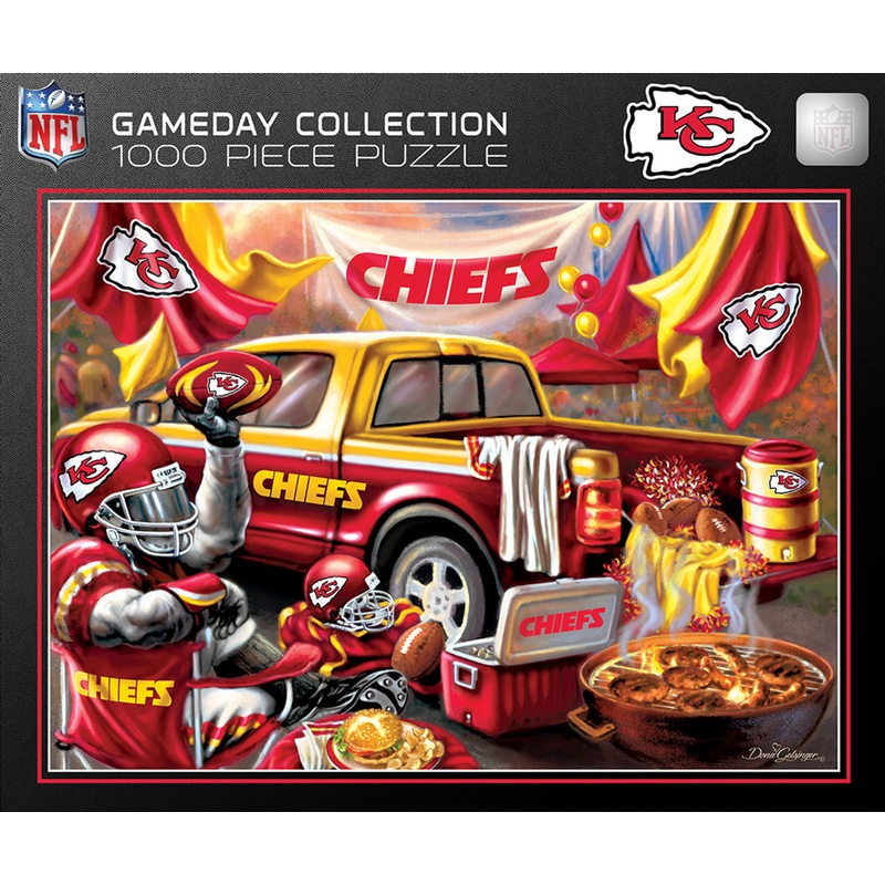 Masterpieces Puzzle Company Kansas City Chiefs Gameday Design 1000 Piece Puzzle