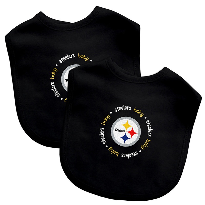 Masterpieces Puzzle Company Pittsburgh Steelers 2 Pack Baby Bib