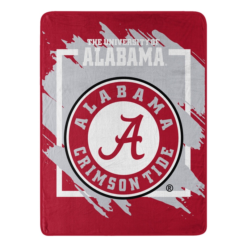 Northwest Company Alabama Crimson Tide Micro Raschel Dimensional Design Blanket 46×60