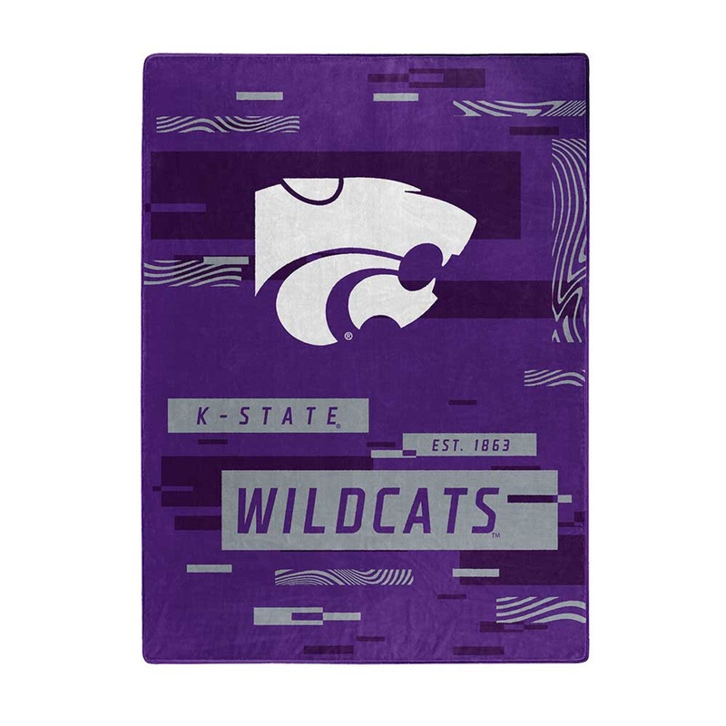 Northwest Company Kansas State Wildcats Raschel Digitize Design Blanket 60×80