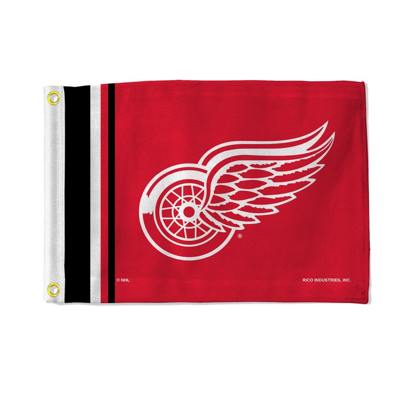 Rico Industries Detroit Red Wings Striped Utility Flag 12×17