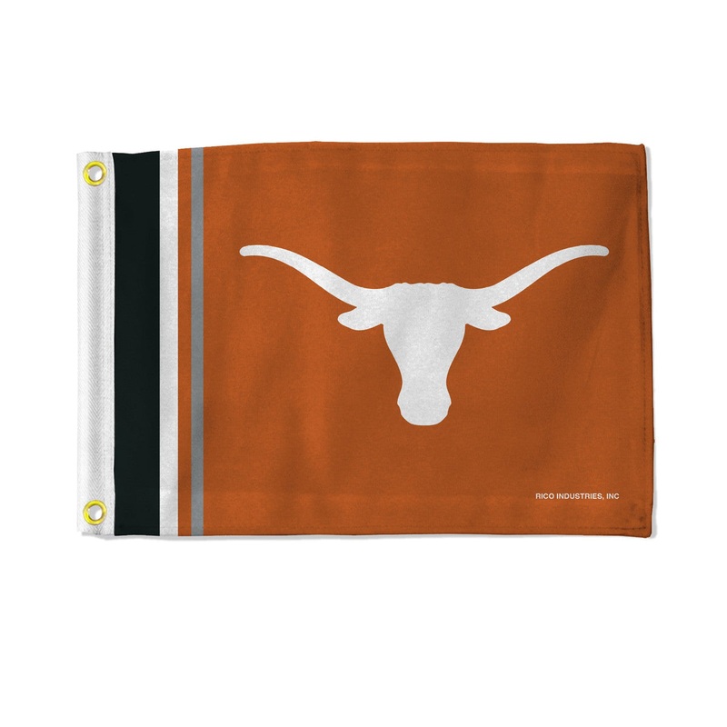 Rico Industries Texas Longhorns Striped Utility Flag 12×17