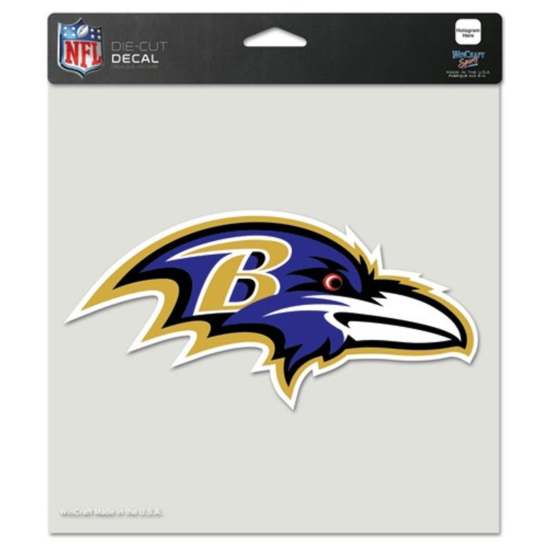Wincraft Baltimore Ravens Color Die Cut Decal 8×8