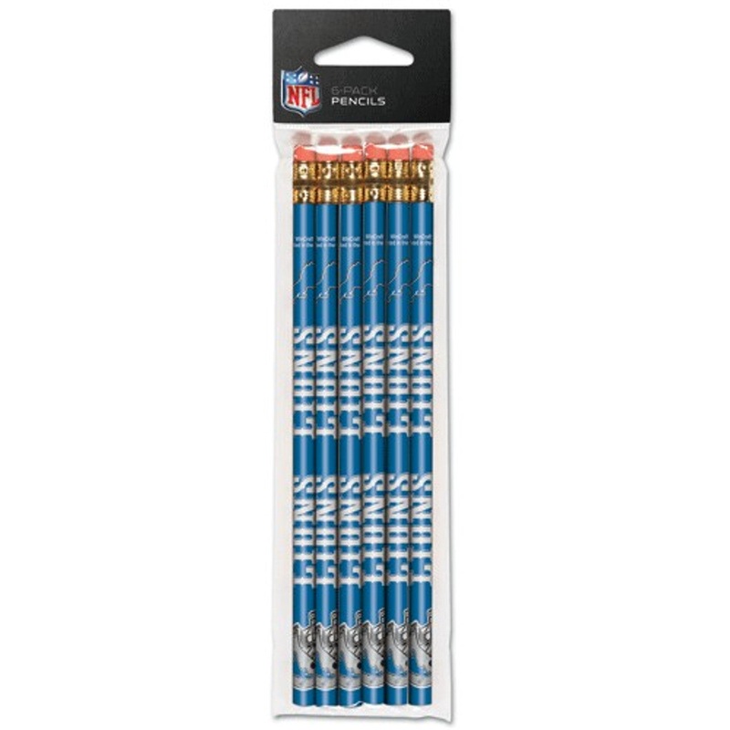 Wincraft Detroit Lions 6 Pack Pencil