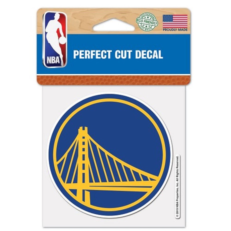 Wincraft Golden State Warriors Color Perfect Cut Decal 4×4