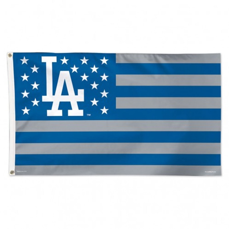 Wincraft Los Angeles Dodgers Deluxe Stars and Stripes Flag 3×5