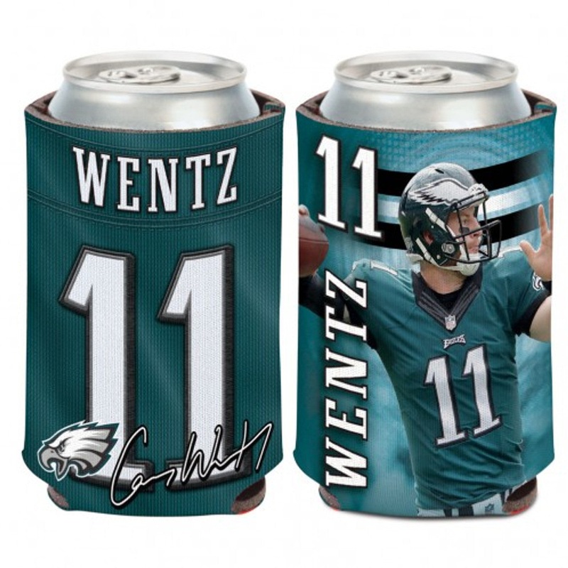Wincraft Philadelphia Eagles Carson Wentz Design Can Cooler