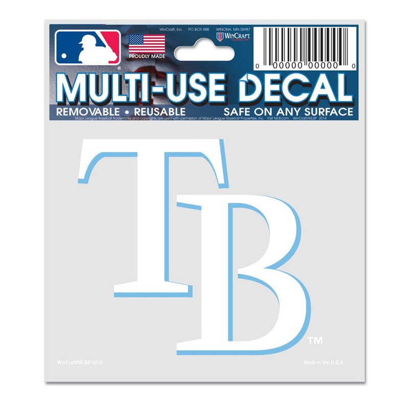 Wincraft Tampa Bay Rays Multi Use Decal 3×4