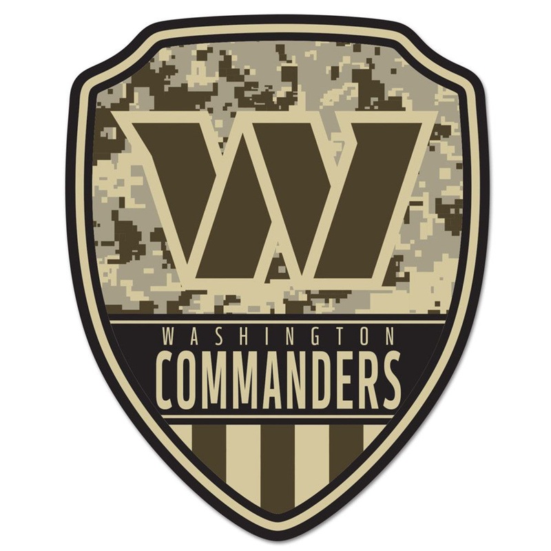 Wincraft Washington Commanders Shield Shape Wood Sign 11×14
