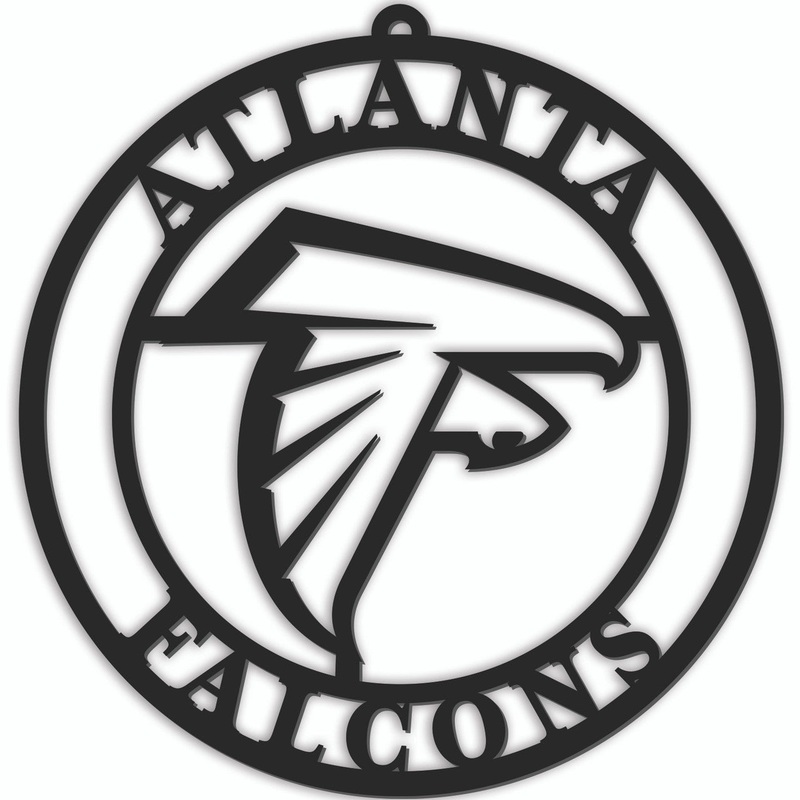 Fan Creations Atlanta Falcons 16 Inch Door Sign Hanger