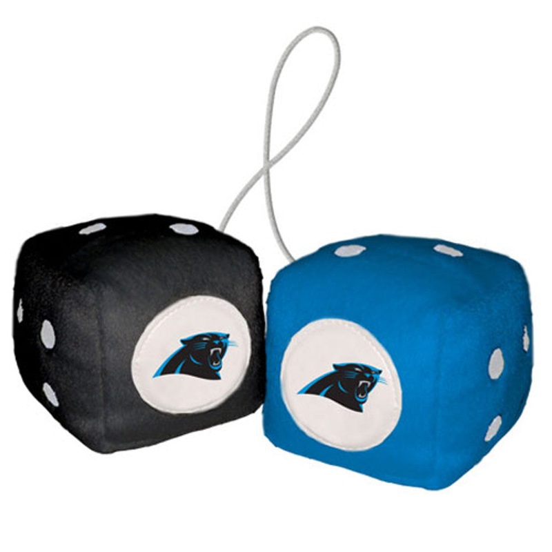 Fremont Die Carolina Panthers Fuzzy Dice