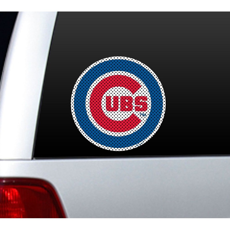 Fremont Die Chicago Cubs 12 Inch Die Cut Window Film