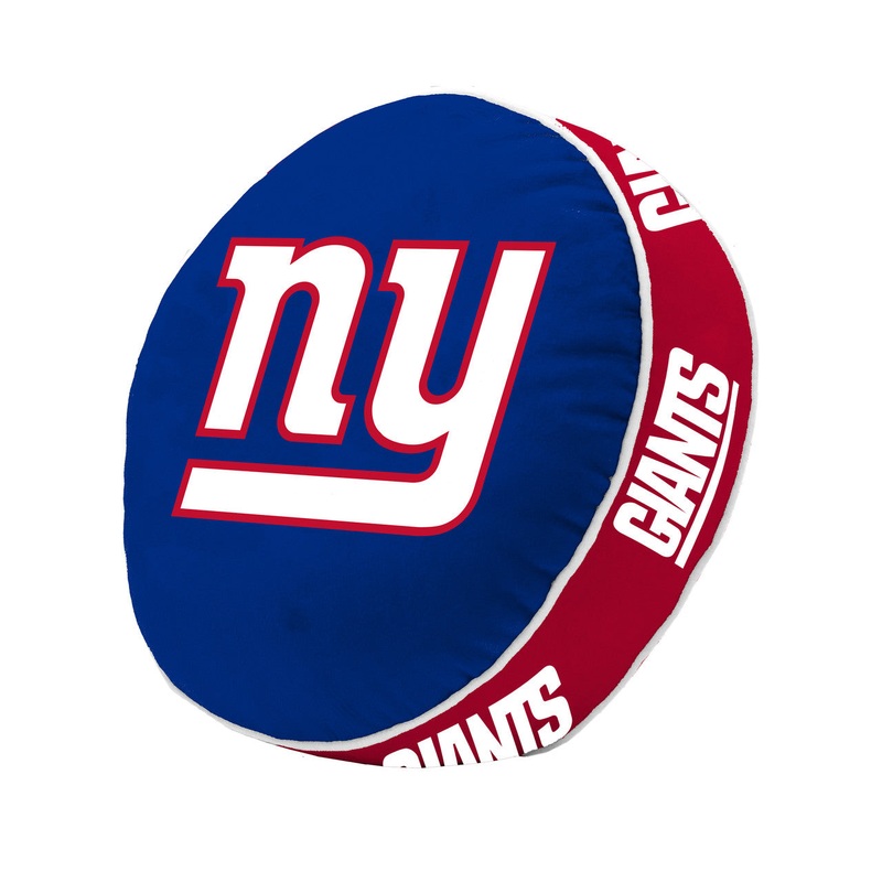 Logo Brands New York Giants Puff Pillow