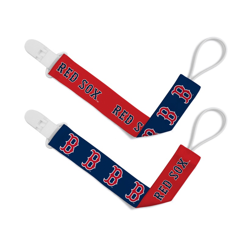 Masterpieces Puzzle Company Boston Red Sox 2 Pack Pacifier Clips