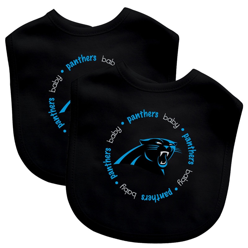 Masterpieces Puzzle Company Carolina Panthers 2 Pack Baby Bib