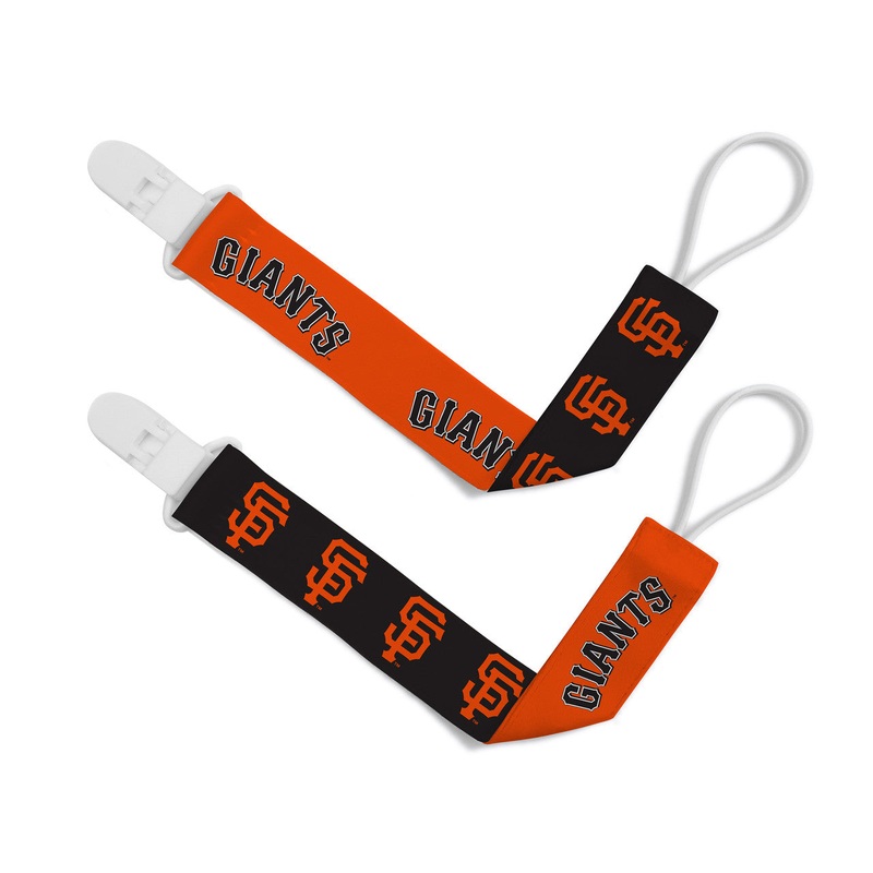 Masterpieces Puzzle Company San Francisco Giants 2 Pack Pacifier Clips