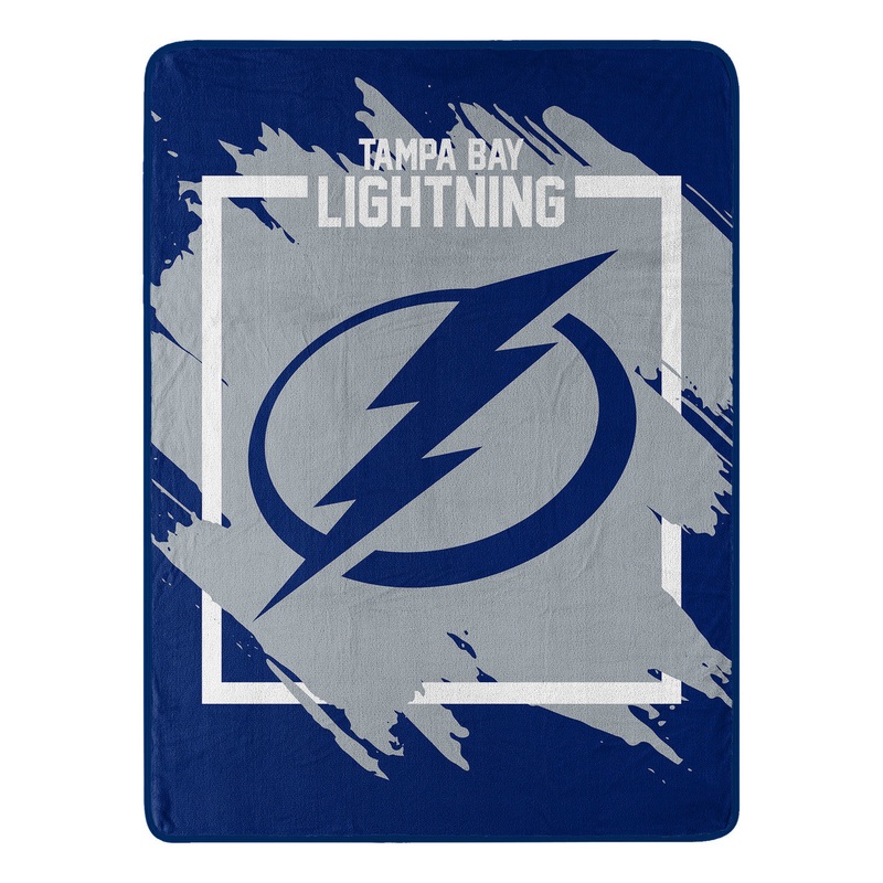 Northwest Company Tampa Bay Lightning Micro Raschel Dimensional Design Blanket 46×60
