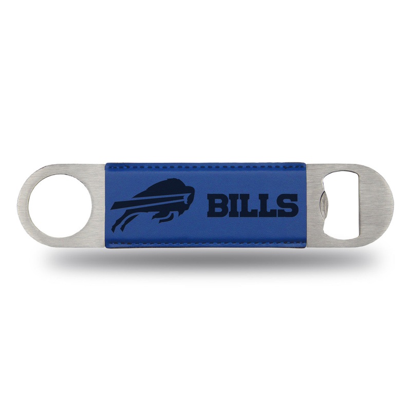 Rico Industries Buffalo Bills Laser Engraved Bar Blade Bottle Opener