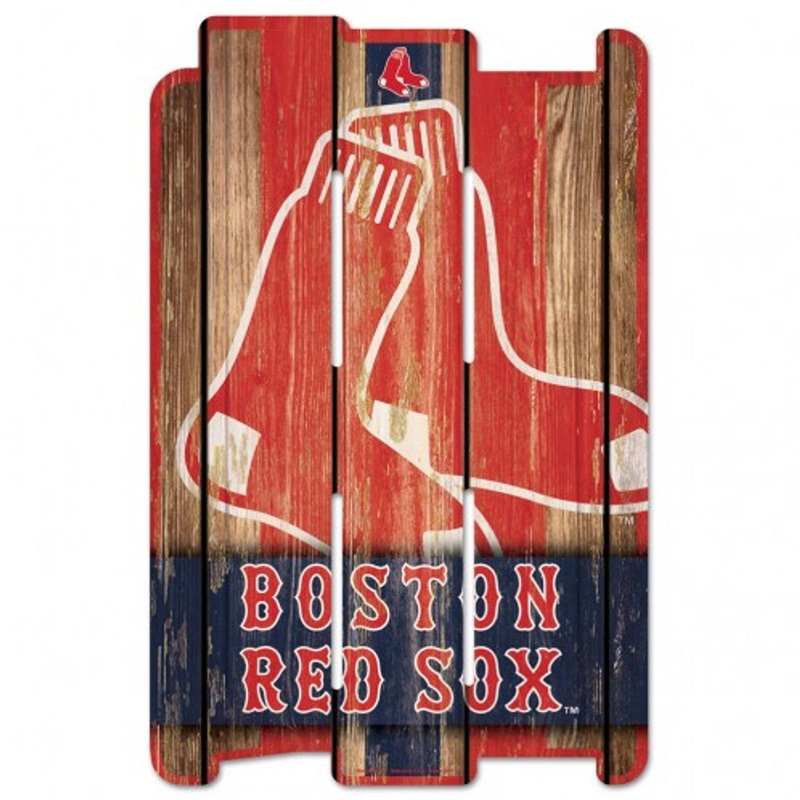 Wincraft Boston Red Sox Fence Style Wood Sign 11×17