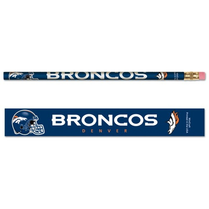 Wincraft Denver Broncos 6 Pack Pencil