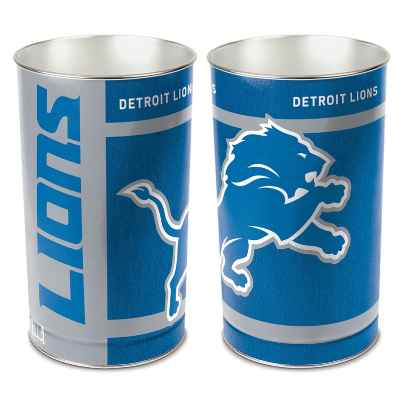 Wincraft Detroit Lions 15 Inch Wastebasket