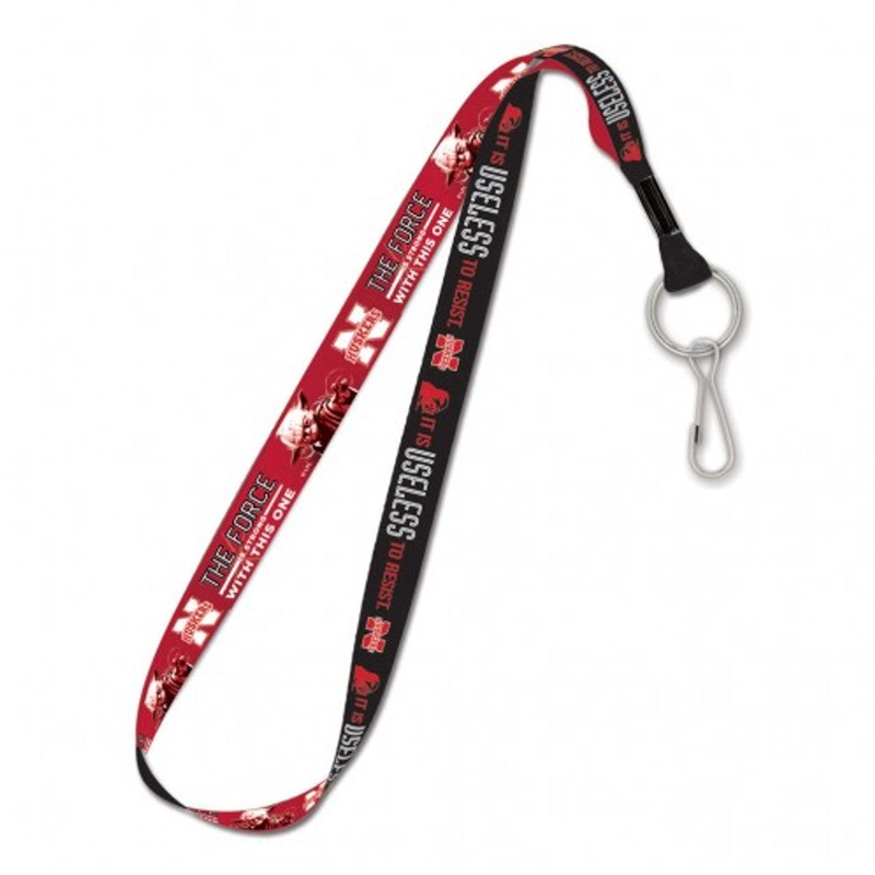 Wincraft Nebraska Cornhuskers Star Wars Yoda & Darth Vader Lanyard