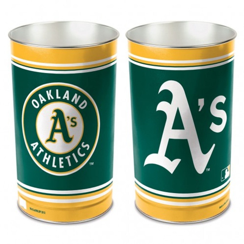 Wincraft Oakland Athletics 15 Inch Wastebasket – Special Order