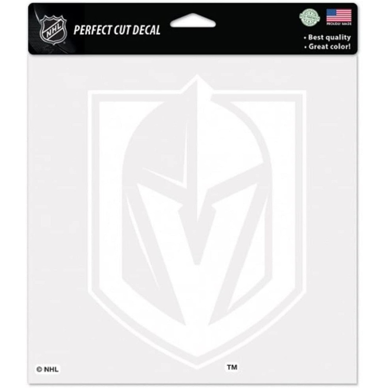 Wincraft Vegas Golden Knights White Perfect Cut Decal 4×4