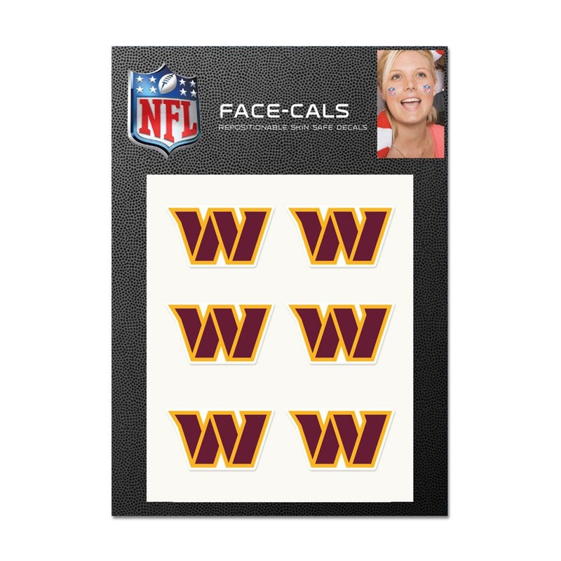 Wincraft Washington Commanders Tattoos Face Cals
