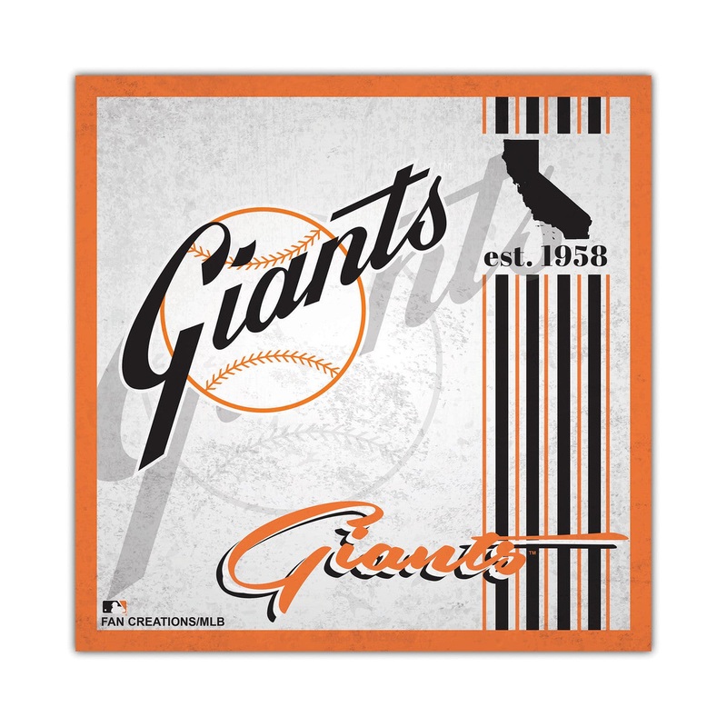 Fan Creations San Francisco Giants Album Design Wood Sign 10×10